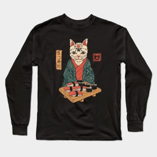 Neko Sushi Bar Long Sleeve T-Shirt